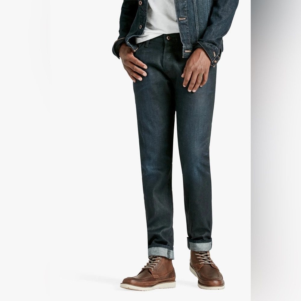 EUC Lucky Brand 1 Authentic Skinny Jeans in Dark Wash Aquatic Park